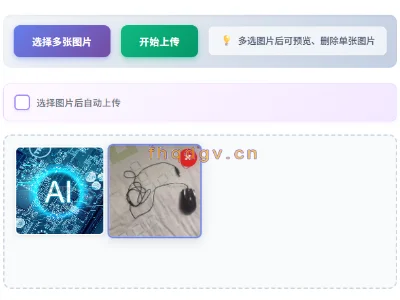帝国 CMS 编辑器批量上传图片插件 多图一键上传工具